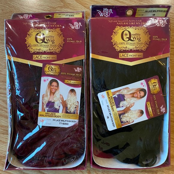 #36 IT'S A WIG 100% HUMAN HAIR MIX LACE WIG - Picture 7 of 7